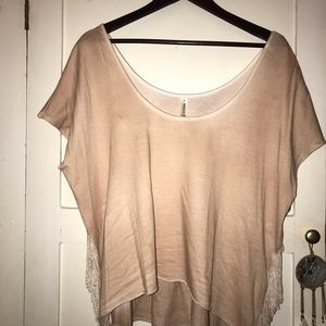 RVCA blush pink shirt